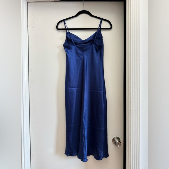 BEBE - Satin Cowl Neck Midi Dress XS - Picture 5 of 9